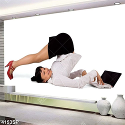 Tranh gương mặt đẹp