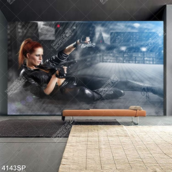 Tranh cô gái có chiếc bụng ngấn