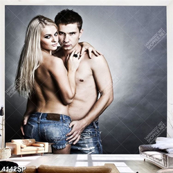 Tranh người đẹp gợi cảm treo tường spa