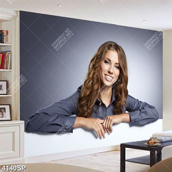 Tranh người mẫu noel xinh đẹp