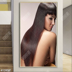 Tranh cặp đôi trẻ treo tường spa