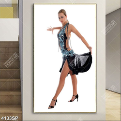 Tranh gương mặt đẹp