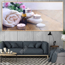 Tranh hoa lan trắng file psd