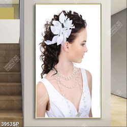 Tranh cô dâu xinh đẹp