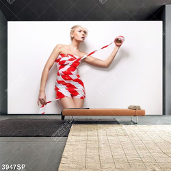 Tranh người mẫu nghệ thuật treo spa