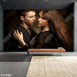 Tranh cặp đôi trẻ treo tường spa