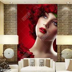 Tranh gương mặt đẹp