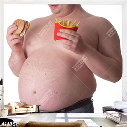 Tranh chàng trai bụng bự