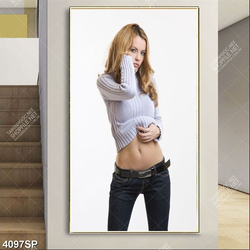 Tranh cô gái trẻ đẹp