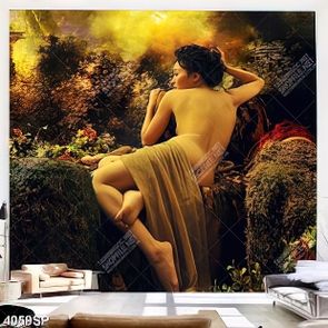 Tranh người đẹp khỏa thân nghệ thuật