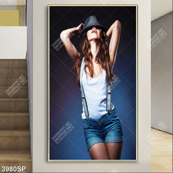 Tranh cô gái trẻ đẹp