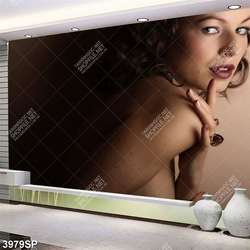 Tranh người mẫu gợi cảm trang trí tường spa đẹp