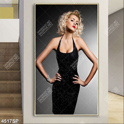 Tranh spa mã số 4517 người đẹp tóc vàng