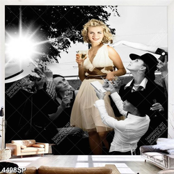 Tranh nghệ thuật quý cô xinh đẹp