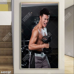 Tranh chàng trai cơ bắp