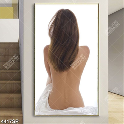Tranh lưng trần gợi cảm