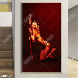 Tranh người đẹp hóa thân hoang dã