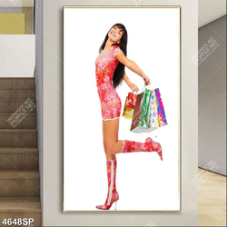 Tranh cô nàng sành điệu