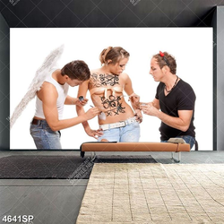 Tranh vẽ body nghệ thuật