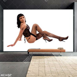 Tranh người mẫu bikini gợi cảm