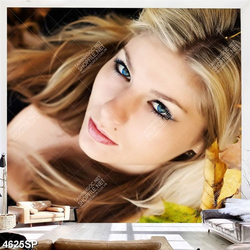 Tranh người đẹp tóc vàng