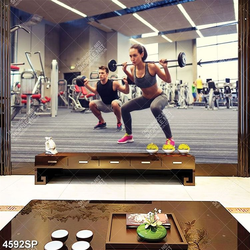 Tranh phòng tập gym