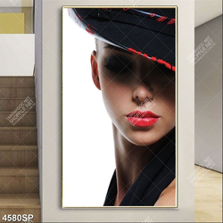 Tranh người đẹp treo trang trí spa