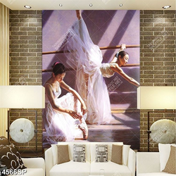 Tranh hai diễn viên múa ba lê