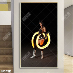 Tranh người đẹp treo spa mã số 4837