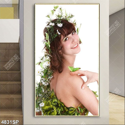 Tranh spa mã số 4831 cô gái đẹp