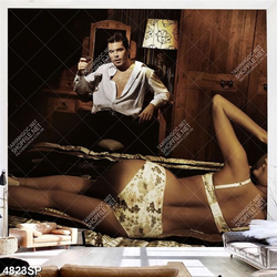 Tranh người đẹp treo spa mã số 4823