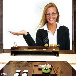 Tranh nữ nhân viên văn phòng