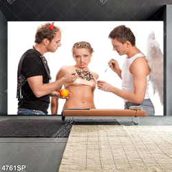 Tranh nghệ thuật treo spa