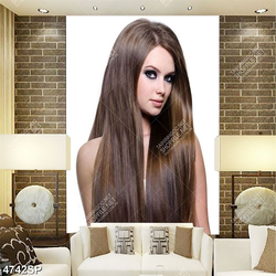 Tranh cô gái tóc dài xinh đẹp