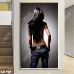 Tranh cặp đôi bên nhau tình cảm