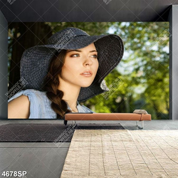 Tranh cô gái xinh đẹp