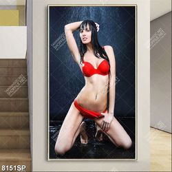 Tranh người mẫu bikini gợi cảm SP8151