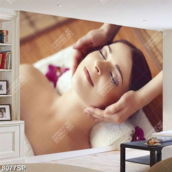 Tranh cô gái nằm mát xa thư giãn SP8077