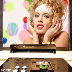 Tranh cô gái tóc vàng SP8005