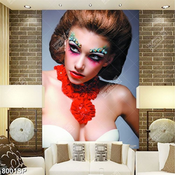 Tranh người mẫu make up nghệ thuật SP8001