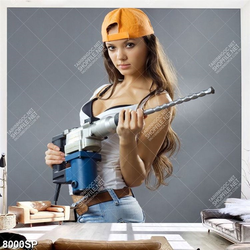 Tranh cô gái trẻ SP8000