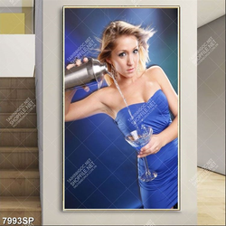 Tranh cô gái trẻ SP7993