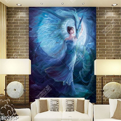 Tranh vẽ người đẹp quái vật biển