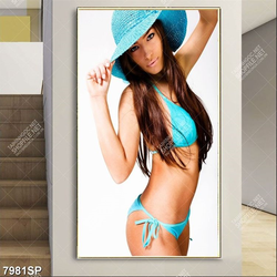 Tranh người mẫu bikini xinh đẹp SP7981