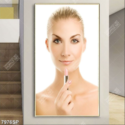 Tranh gương mặt đẹp không tì vết SP7976