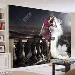 Tranh cô gái xinh đẹp SP7641