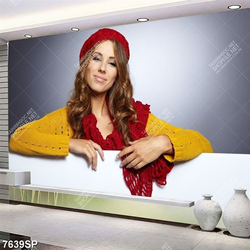 Tranh cô gái xinh đẹp SP7639