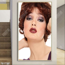 Tranh gương mặt cô gái SP7617