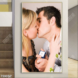 Tranh cặp đôi hôn nhau SP7590