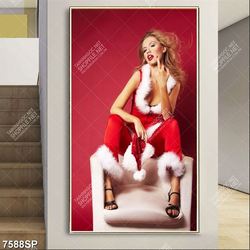 Tranh người mẫu xinh đẹp SP7588